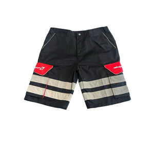 Swissport Hi-Vis Cargo Work Shorts Large 36 Black Reflective